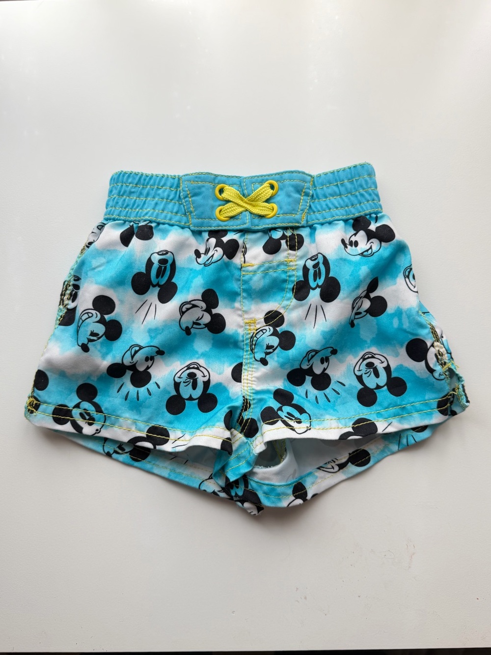 Disney Mickey Mouse Turquoise Kids Swim Shorts